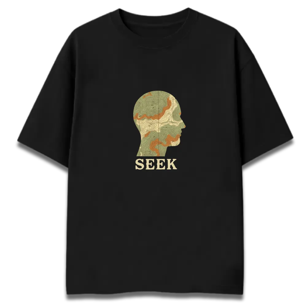 Oversized Graphic T-Shirt | Adventure Seeker Design | Premium 260 GSM Cotton Streetwear India