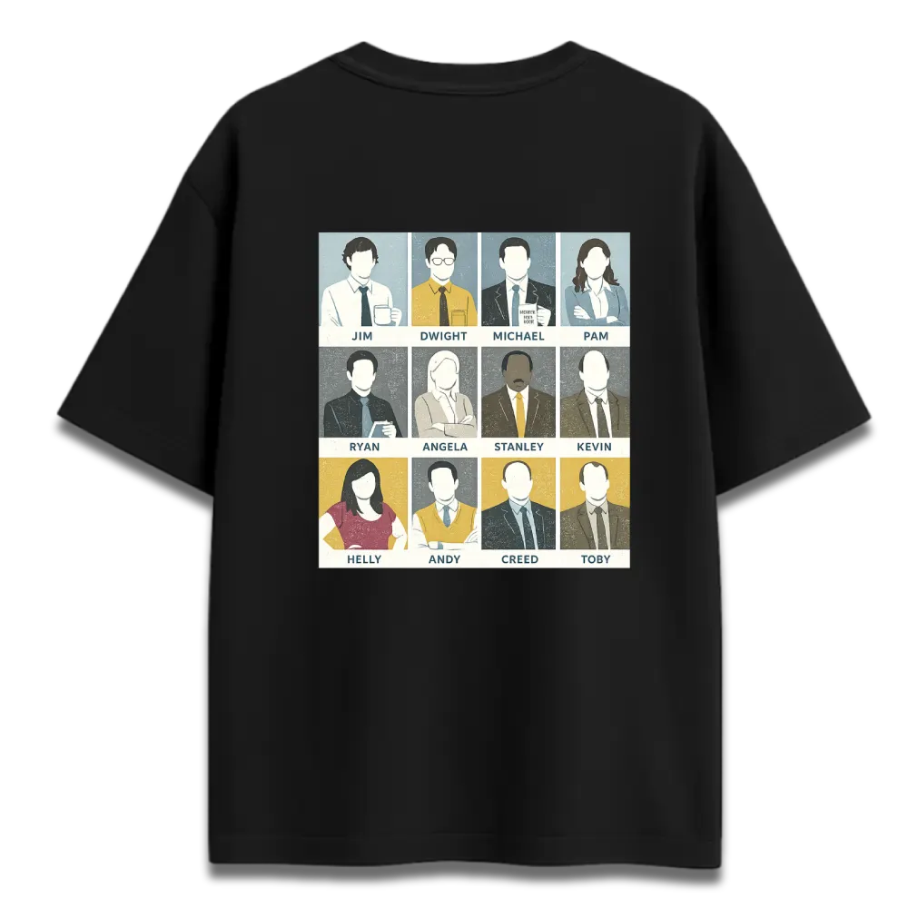 Oversized Graphic T-Shirt | The Office Scranton Originals Design | Premium 260 GSM Cotton Streetwear India