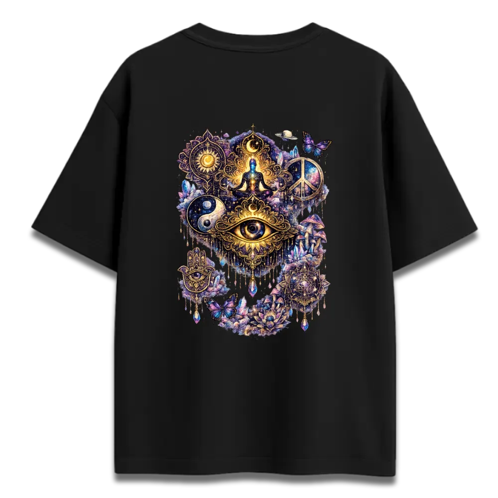 Oversized Graphic T-Shirt | The Soul Realm Design | Premium 260 GSM Cotton Streetwear India