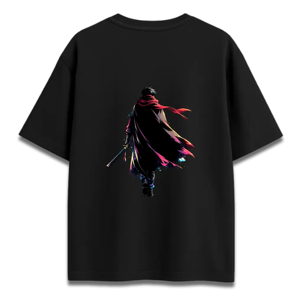 Oversized Graphic T-Shirt | One Piece Lone Blade Design | Premium 260 GSM Cotton Streetwear India