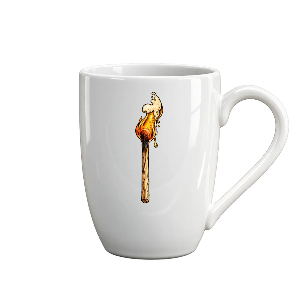 Graphic Mug | Match Flame Design | MONÉ