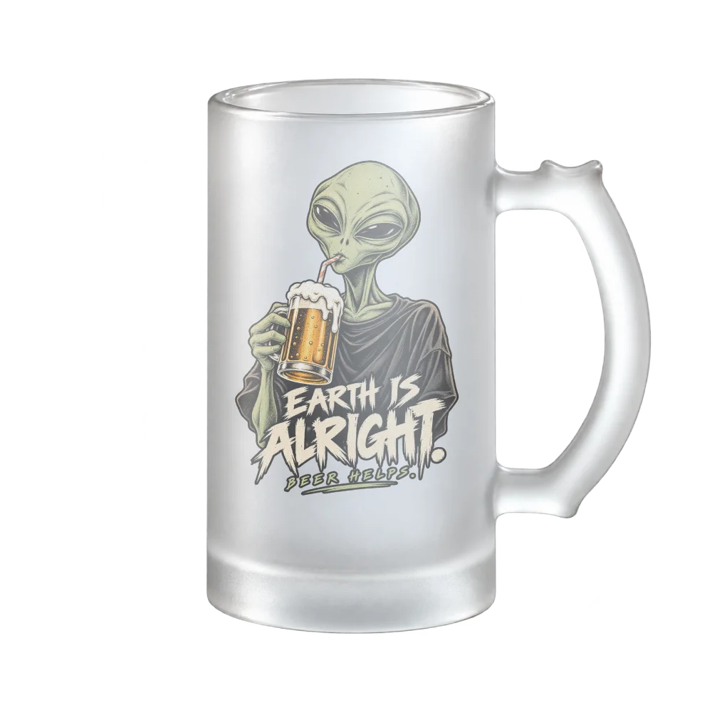 Graphic Mug | Alien Beer Design | MONÉ