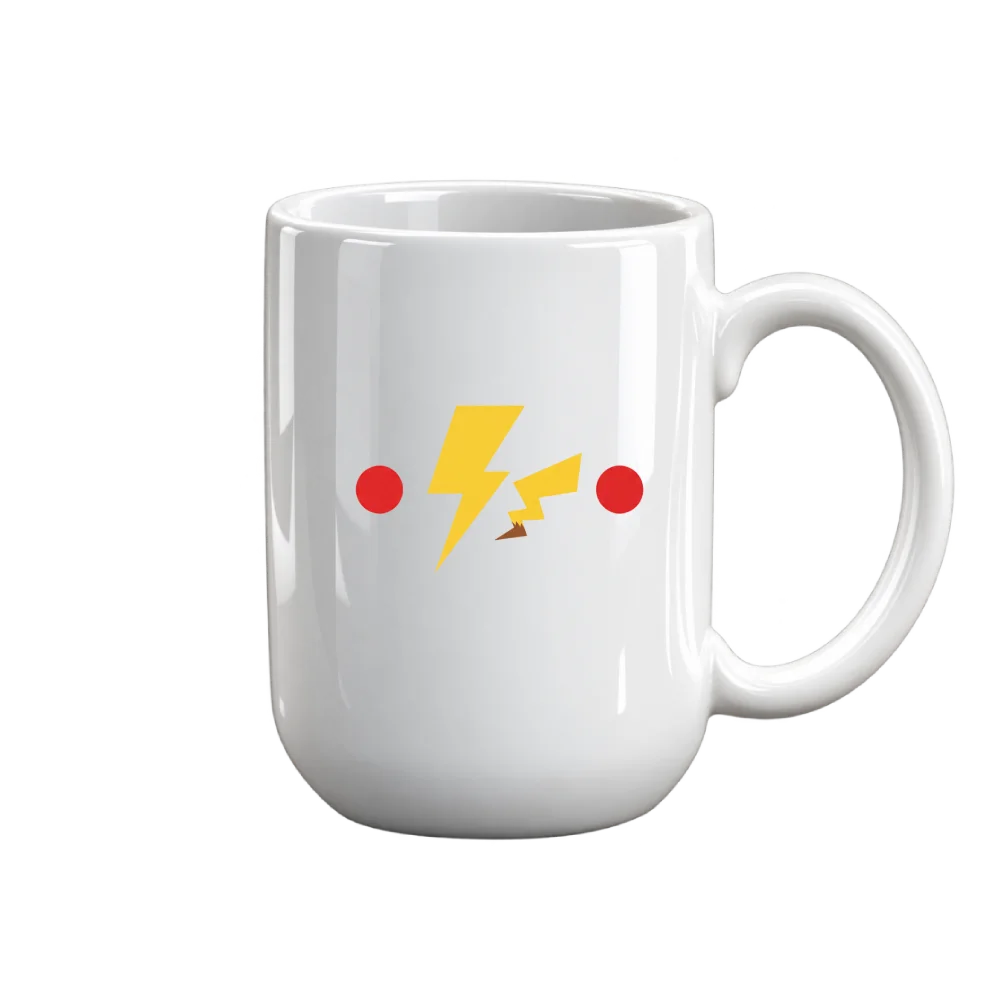 Graphic Mug | Pikachu Anime Minimal Design | MONÉ