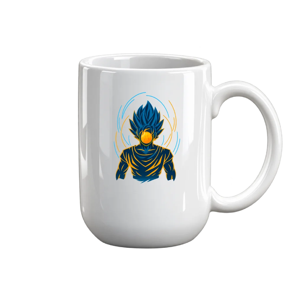 Graphic Mug | Goku Dragon Ball Z Anime Minimal Design | MONÉ