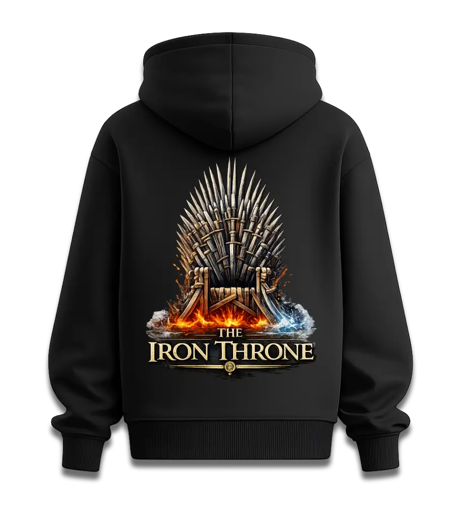Oversized Graphic T-Shirt | Game of Thrones Forged for the Crown Design | Premium 260 GSM Cotton Streetwear India