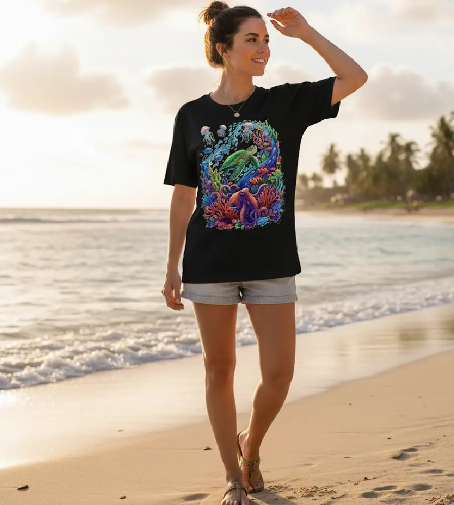 sea lover oversized tshirt