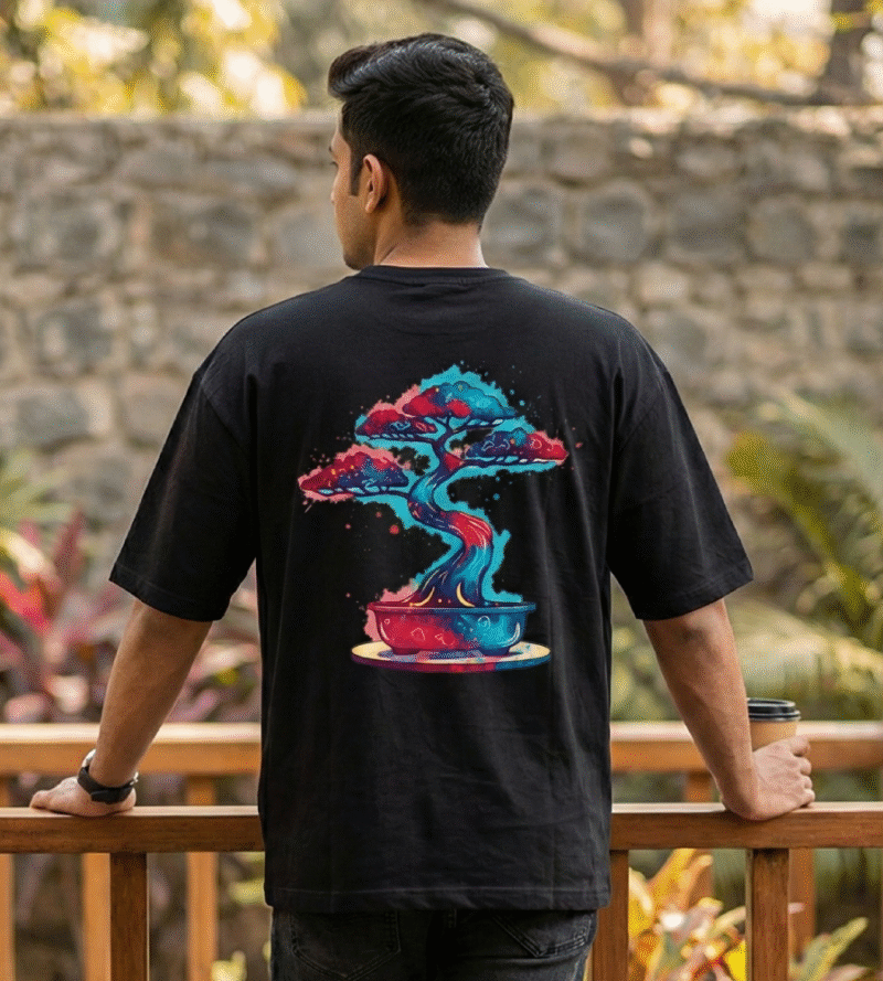 bonsai graffiti artwork tshirt