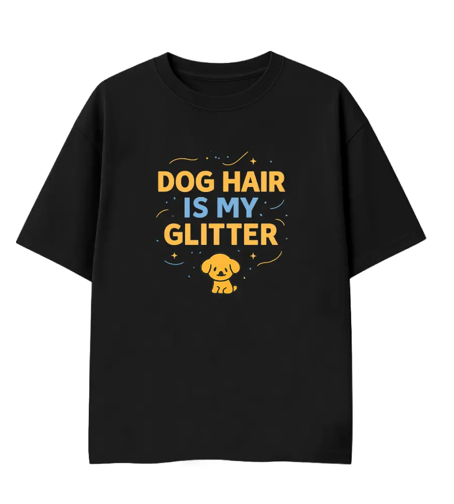 dog hair tshirt for dog lovers