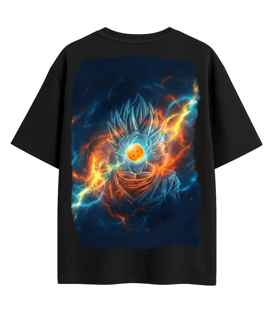 goku dragonballz cosmic abstract