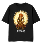 leo frontside leo sunsign tshirt