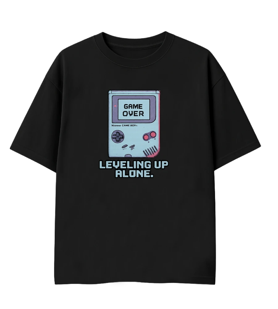 level up alone introvert tshirt