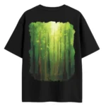 Abstract majestic woods backside tshirt