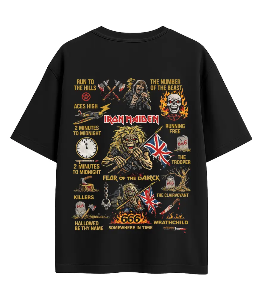 iron maiden tshirt