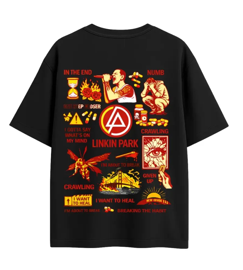 linkin park band tshirt