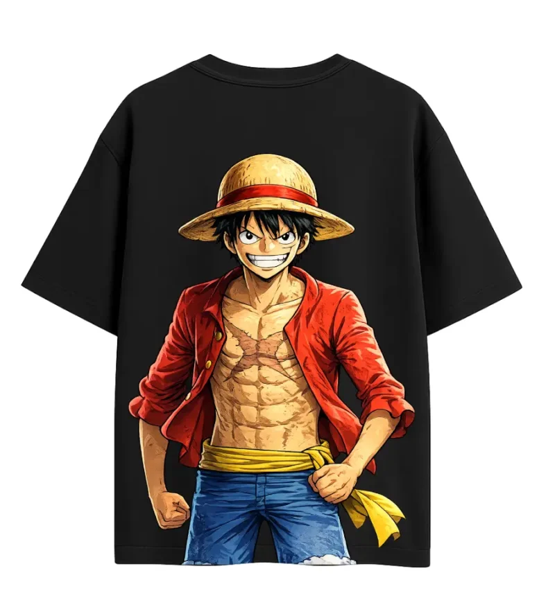 one piece luffy minimal smile