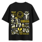nirvana rock band tshirt