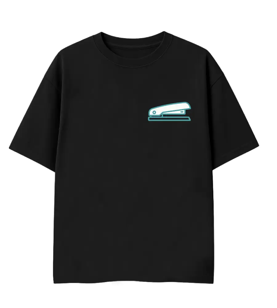 the office, corporate life, office memes, office oversized tshirts, black, michael scott, dwight, dundie