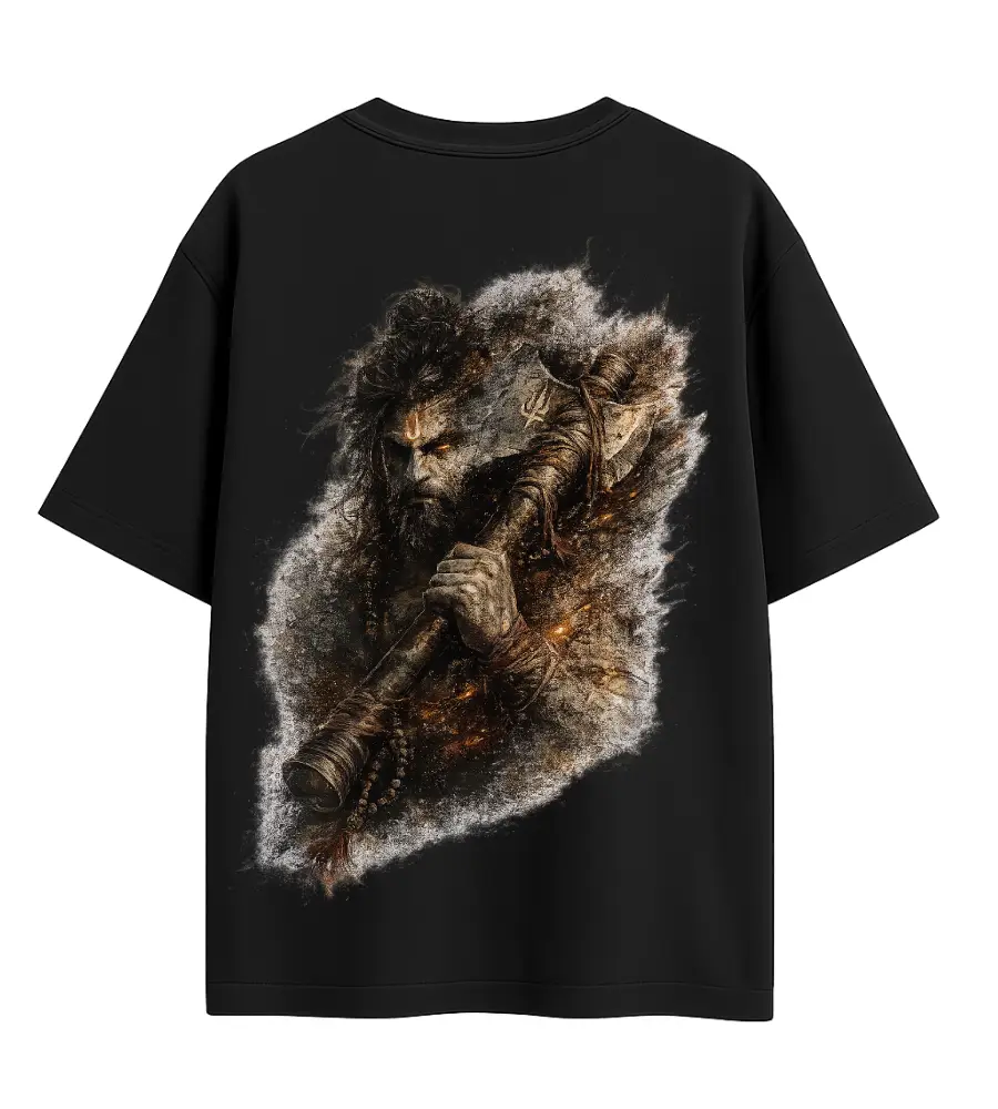 parshuram axe warrior backside mockup