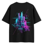 sci fi sky city backside sci fi city skyline