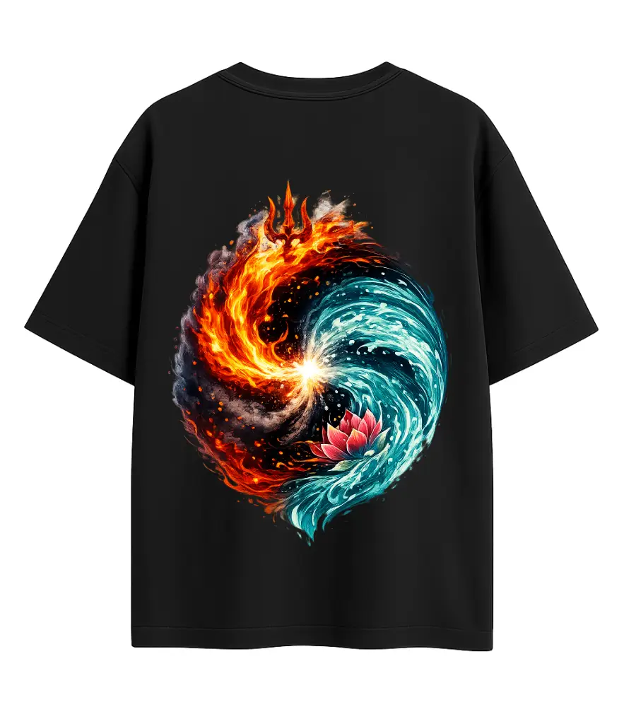 shiva parvati energy backside mockup