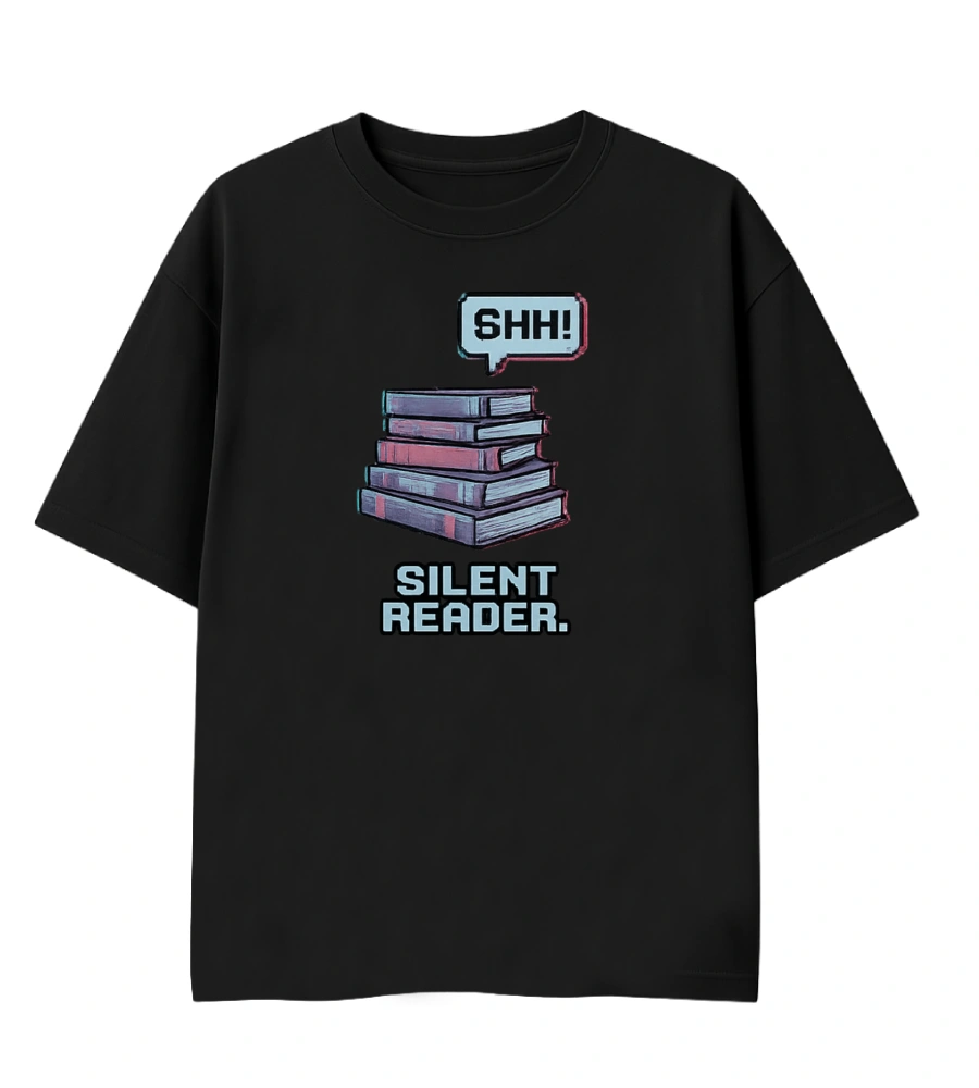 silent reader introvert tshirt