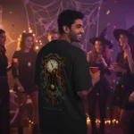 stranger things series, hawkins oversized tshirt, upside down, eleven, black