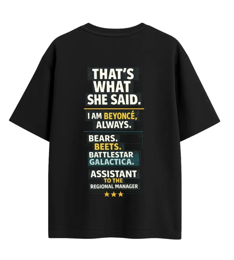 the office typography backside mockup