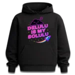 black hoodie frontside mockup