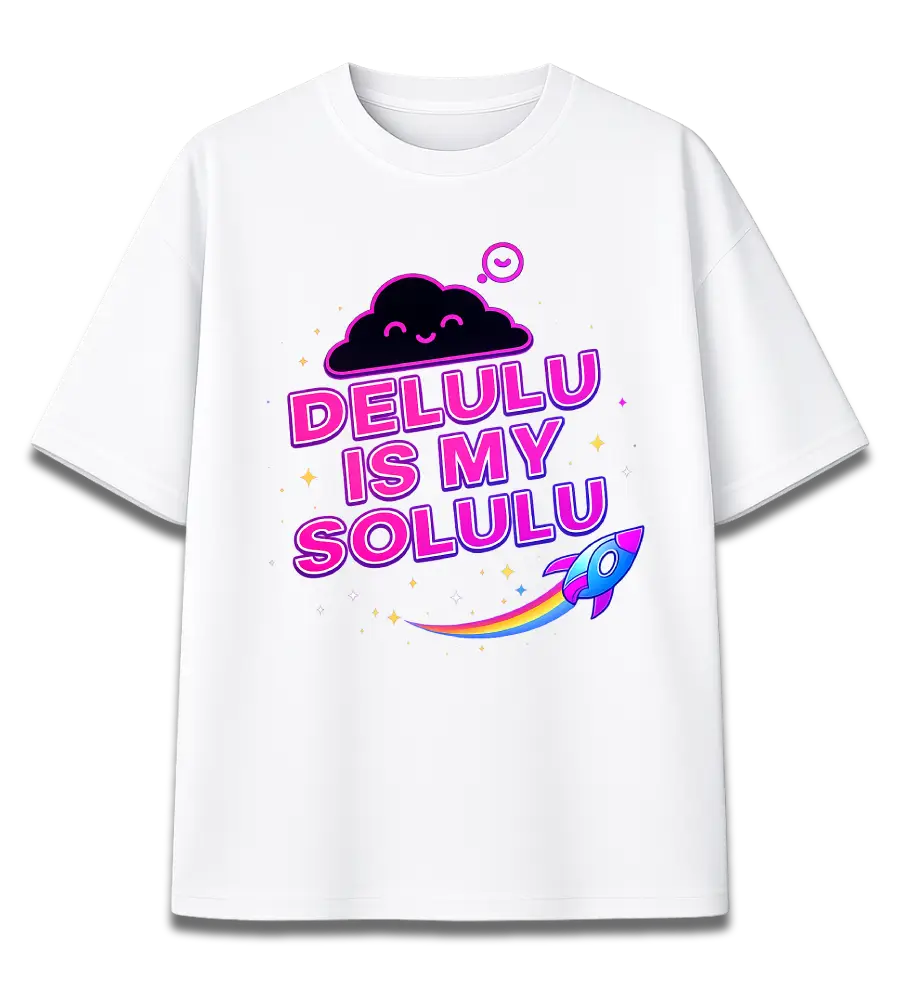 oversized tee front mockup white