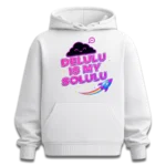 white hoodie front mockup